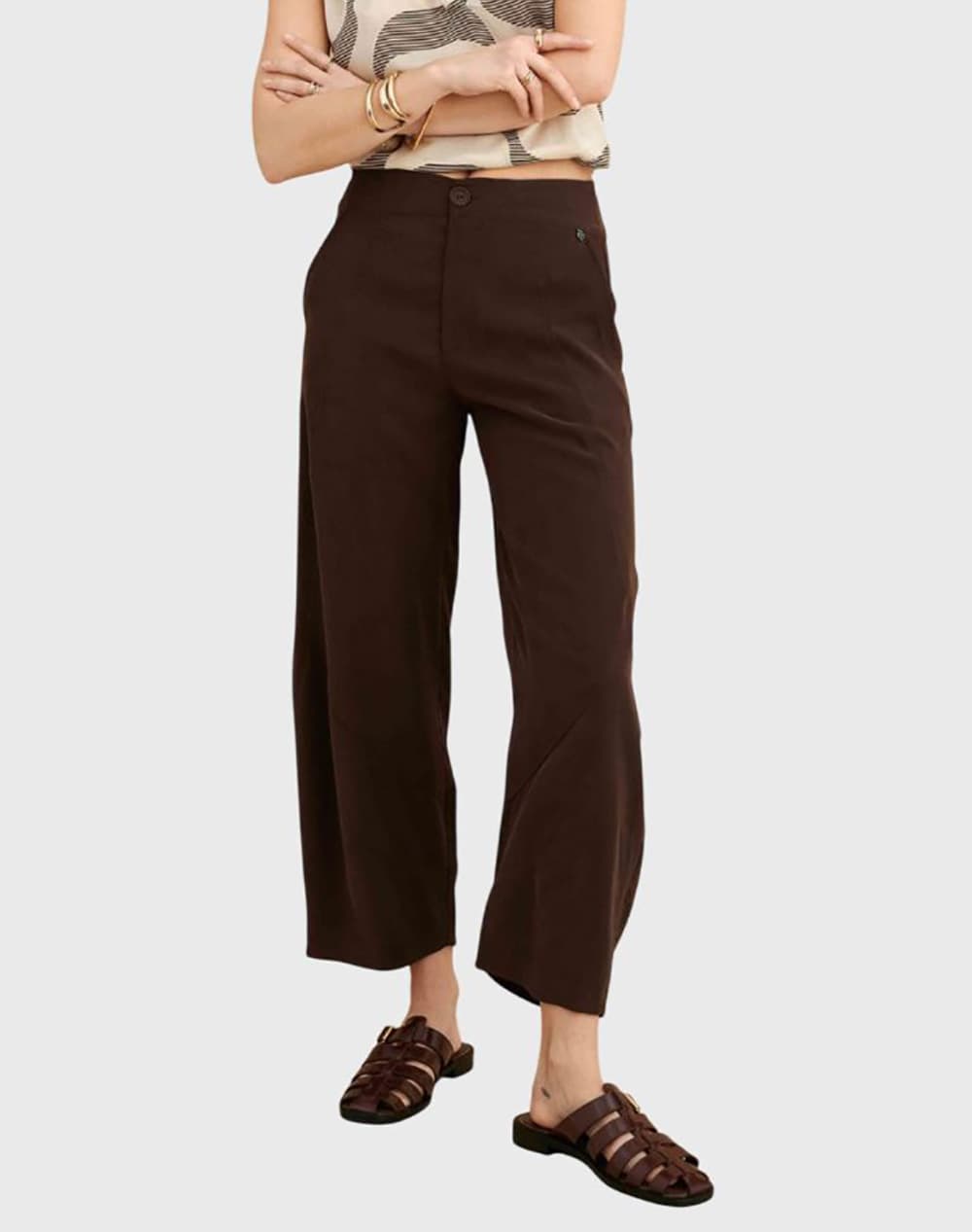 Women's Pants Attrattivo Brown