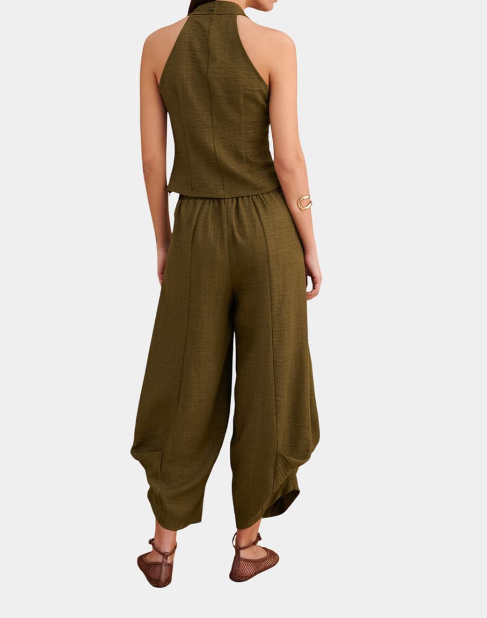 Women's Pants Attrattivo Green