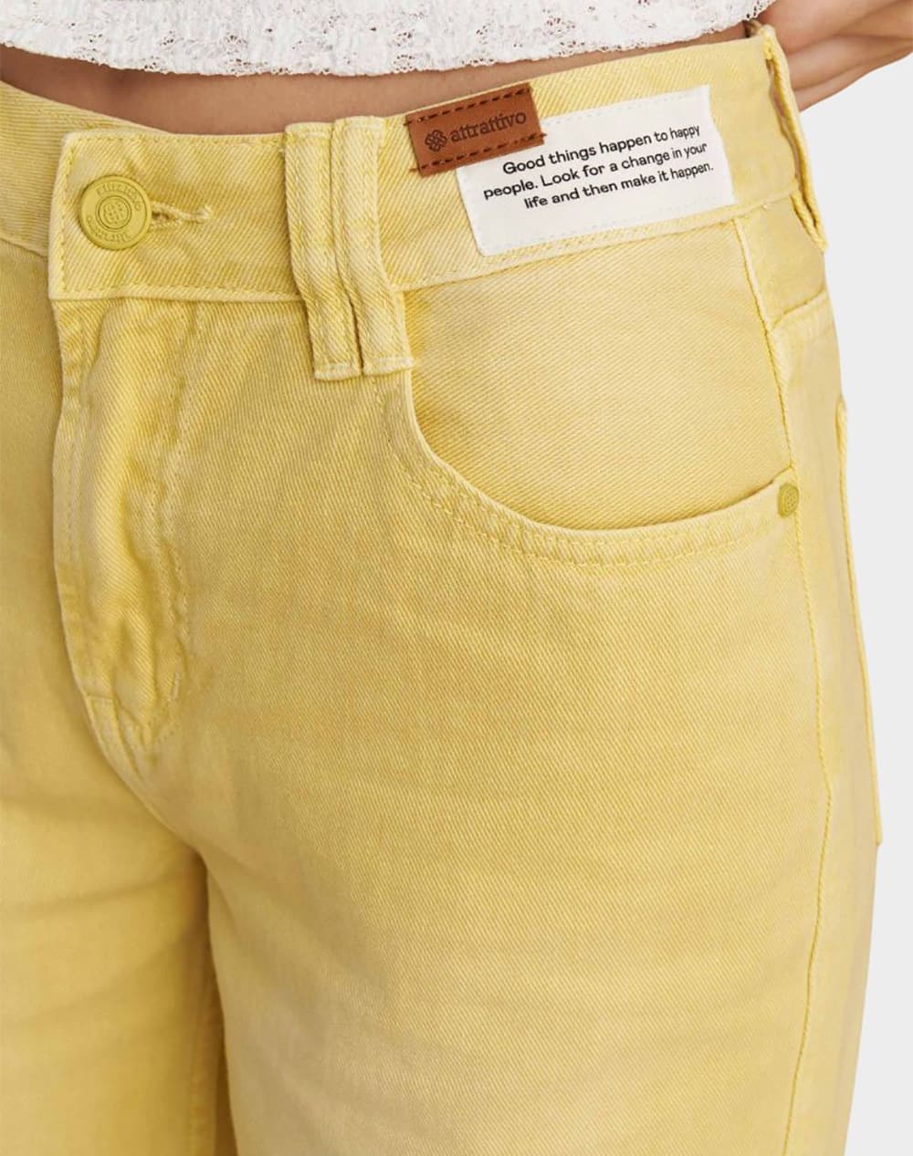Women's Jeans Attrattivo Yellow