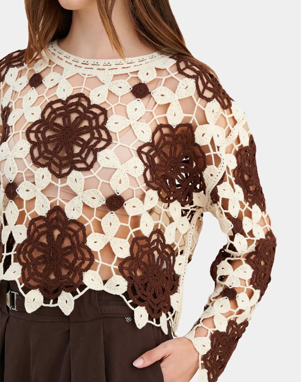 Women's Tops Attrattivo Brown