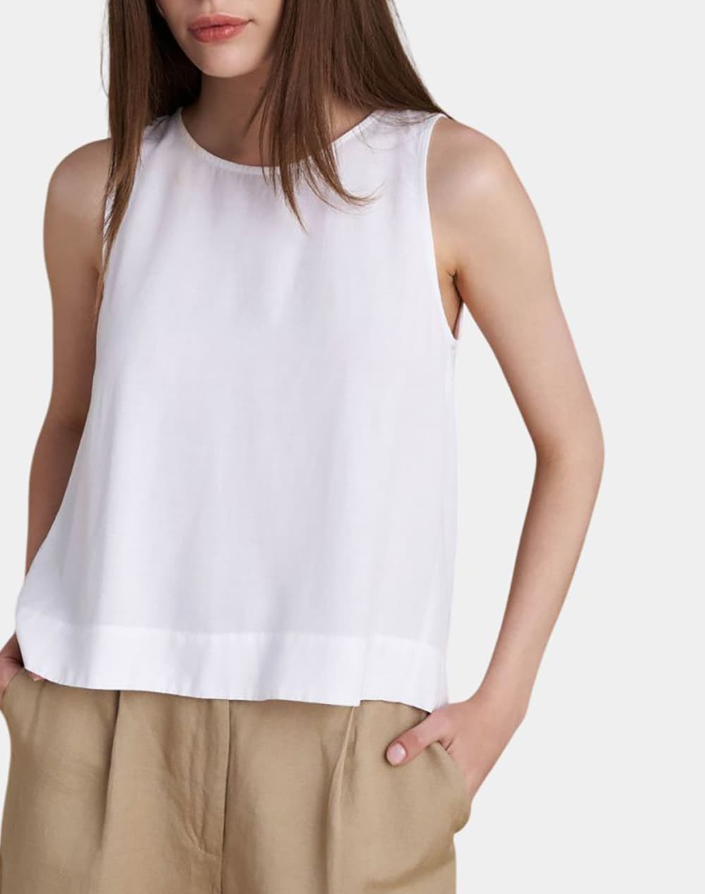 Τοπ αμάνικο ασύμμετρο