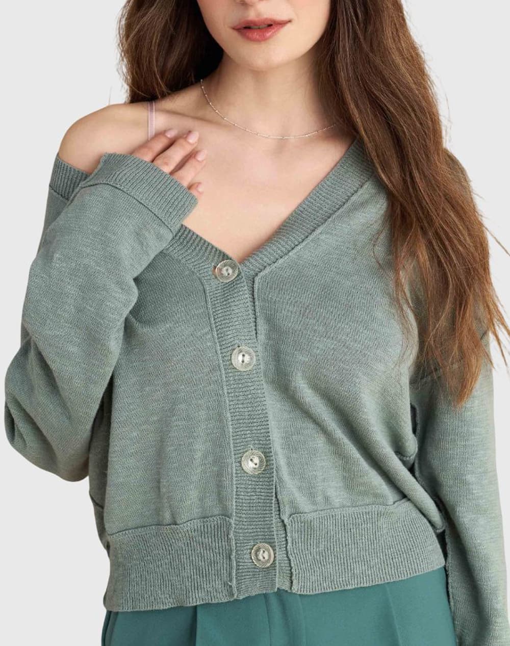 Women's Knitwear Attrattivo Green
