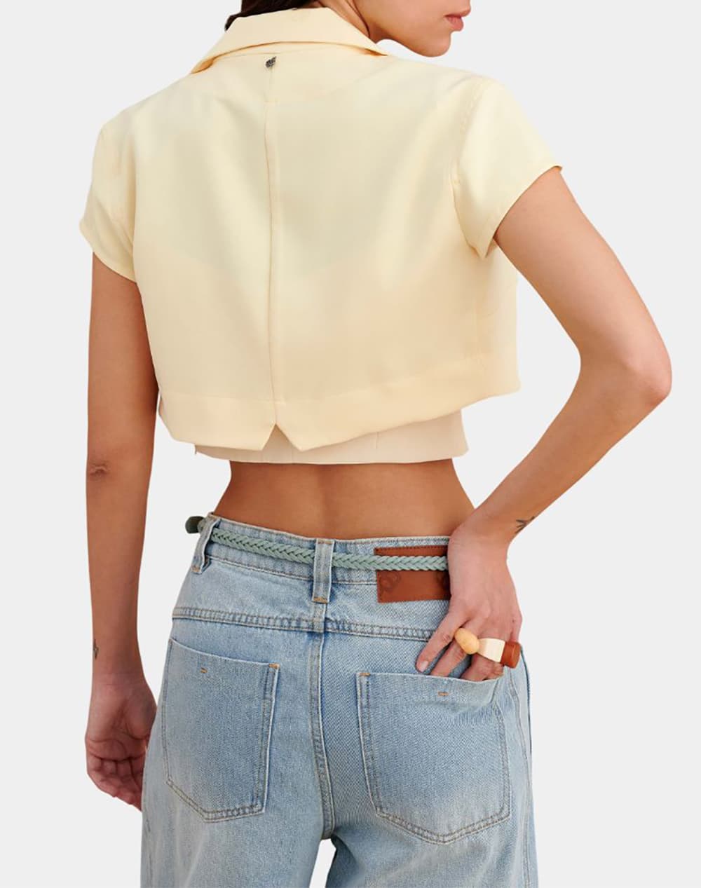 Women's Blazers Attrattivo Yellow