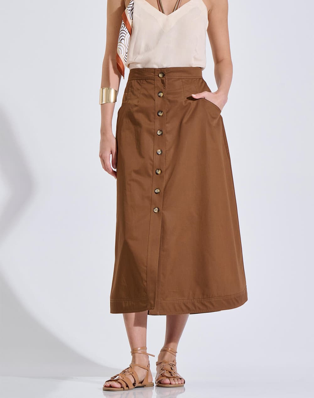 Women's Skirts Bill Cost Brown