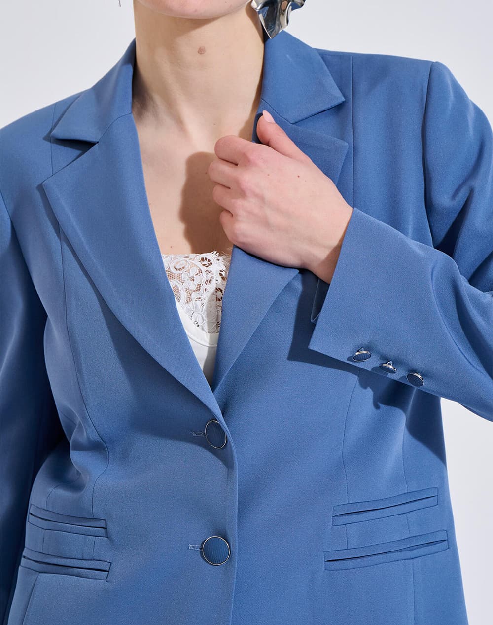 Women's Blazers Bill Cost Blue