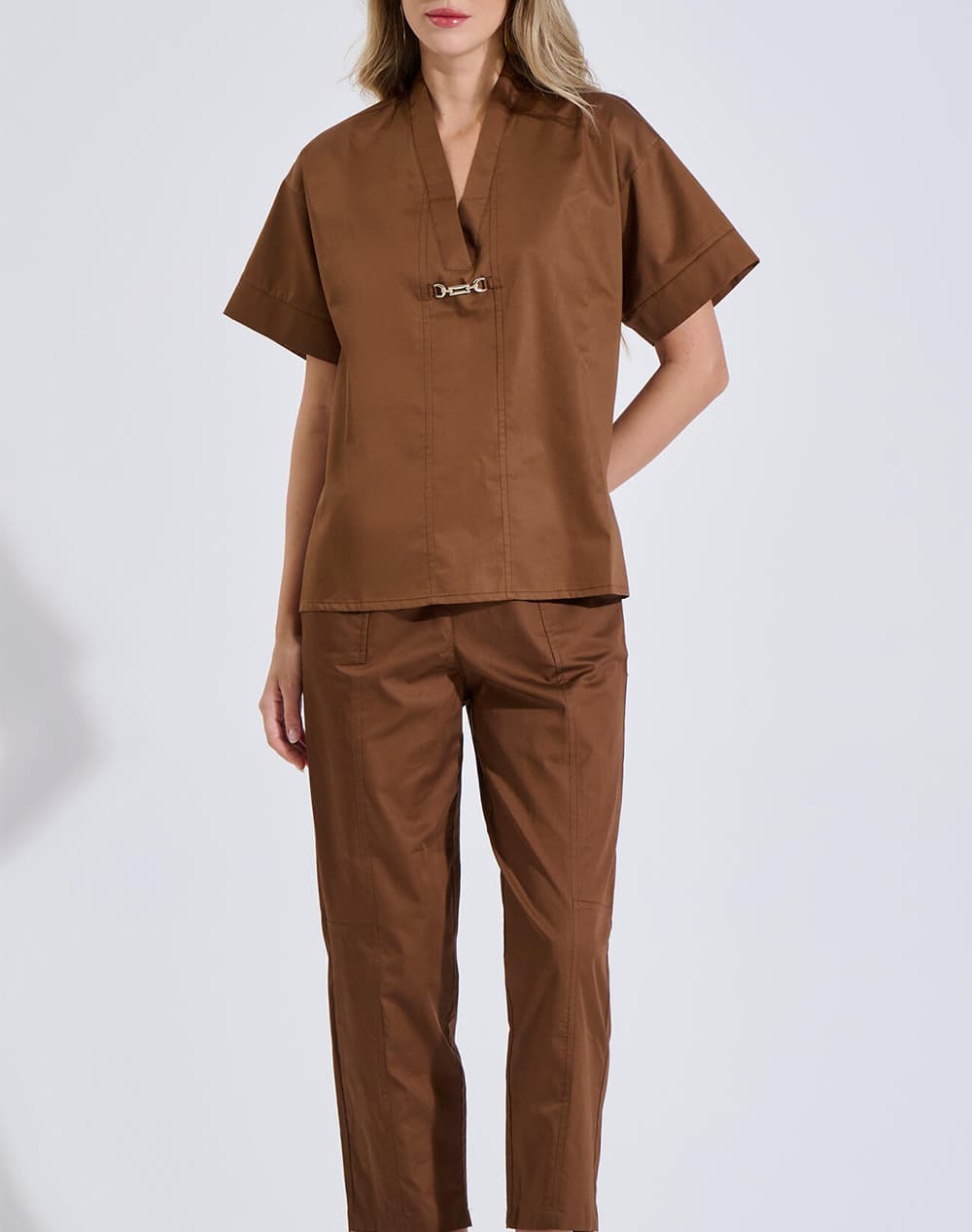 Women's Tops Bill Cost Brown