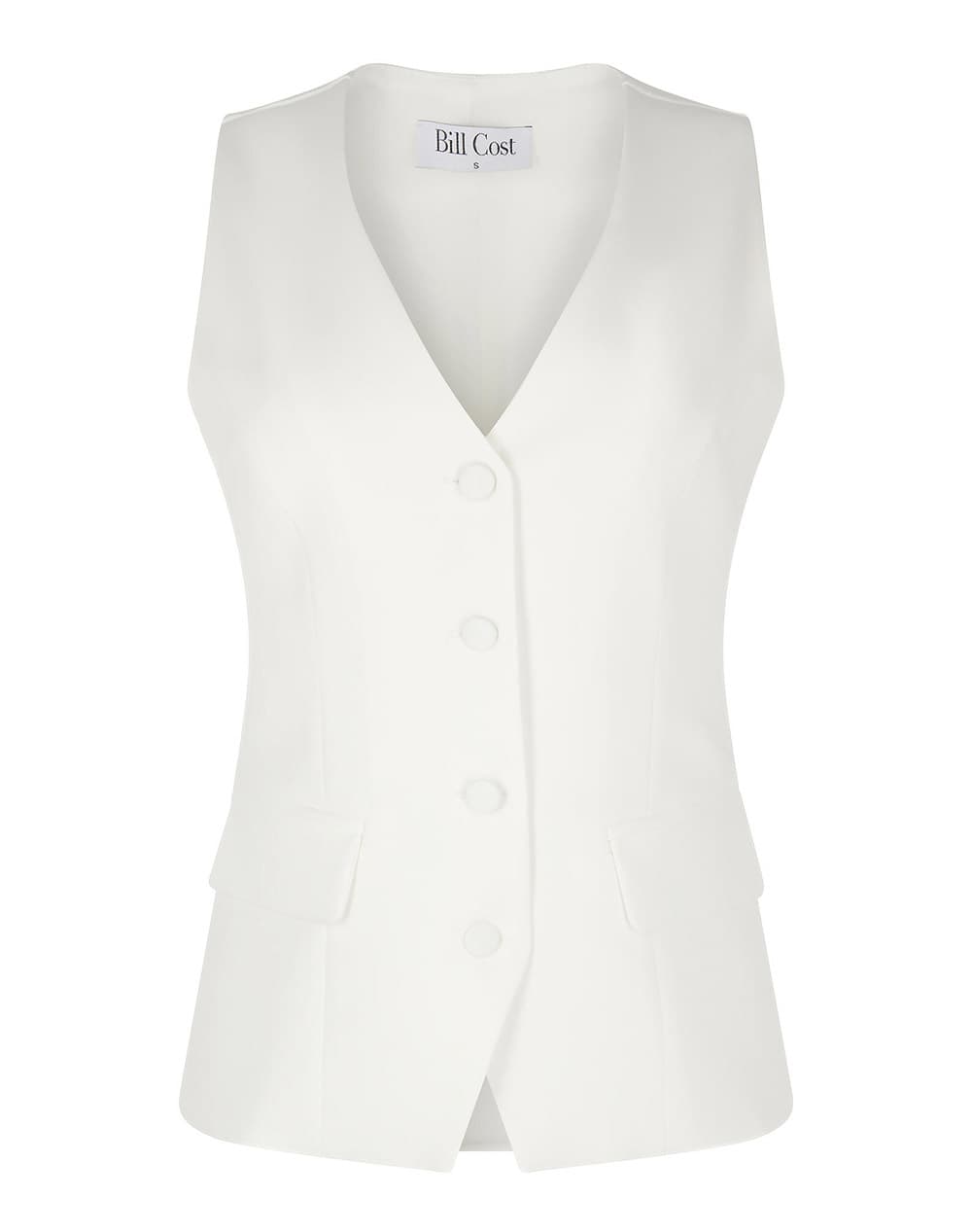 Women's Vests Bill Cost Ecru