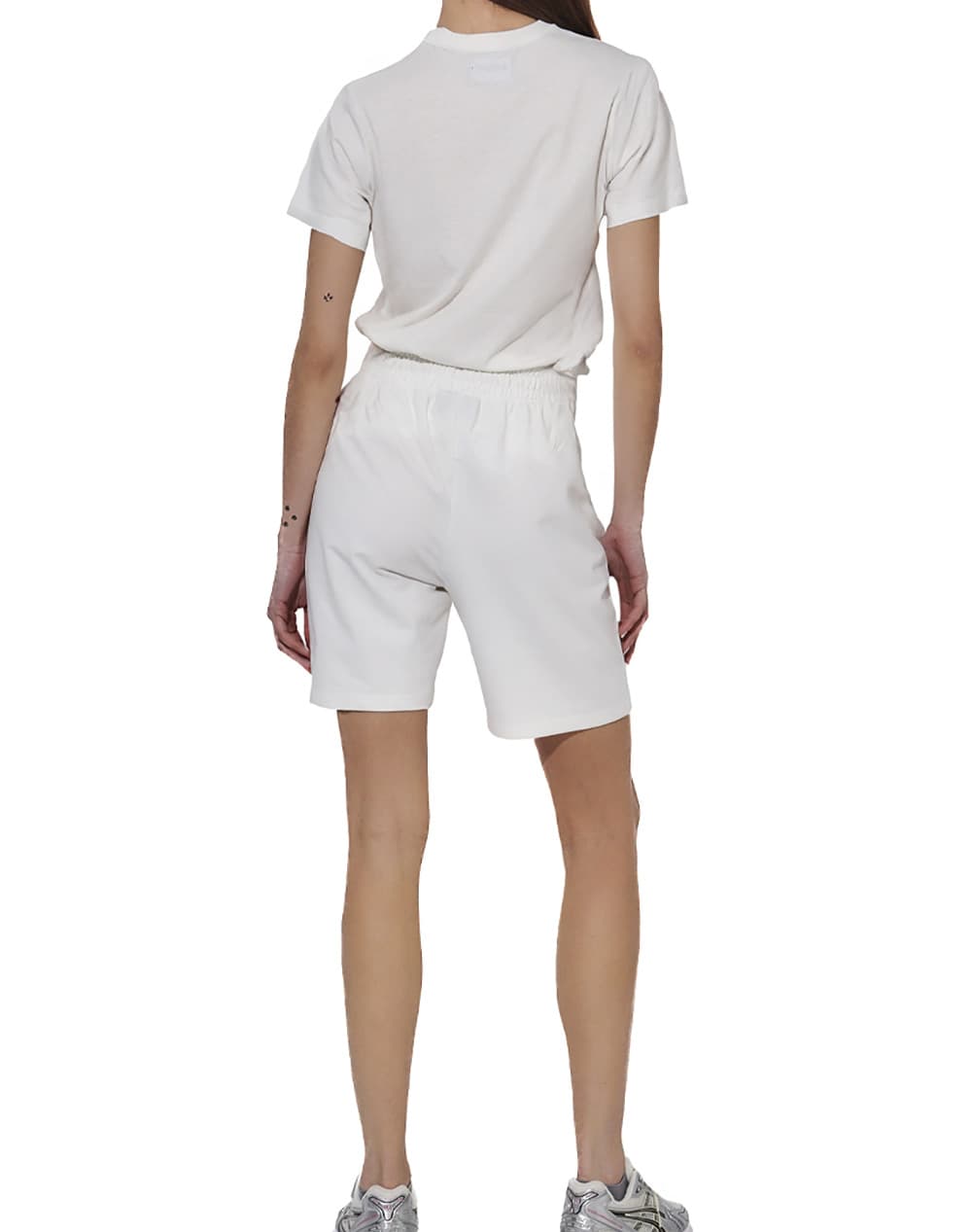 Body Action Essentials French Terry Γυναικείο Λευκό Σόρτς