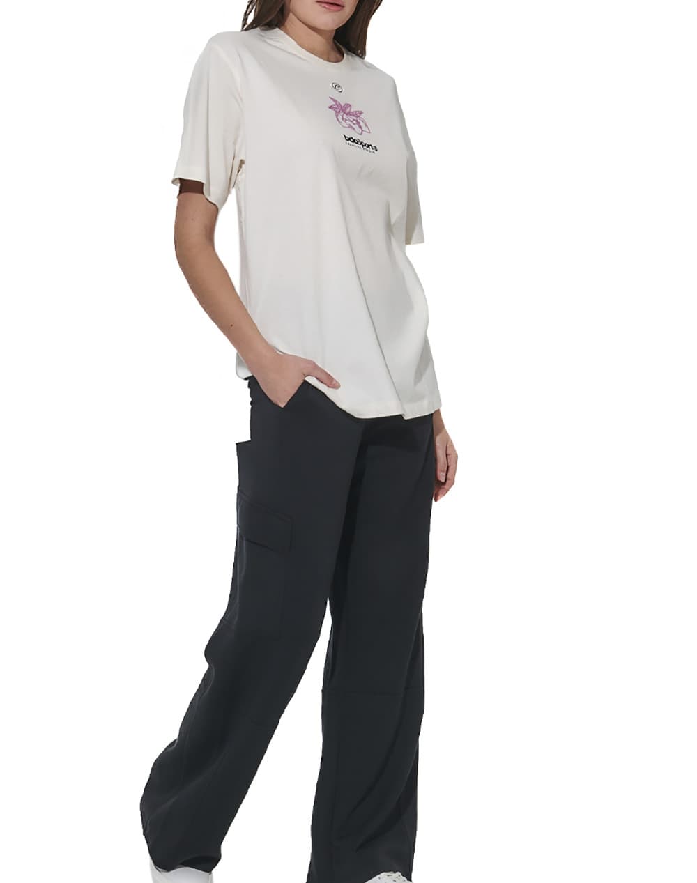 Women's T-Shirts Body Action Ecru