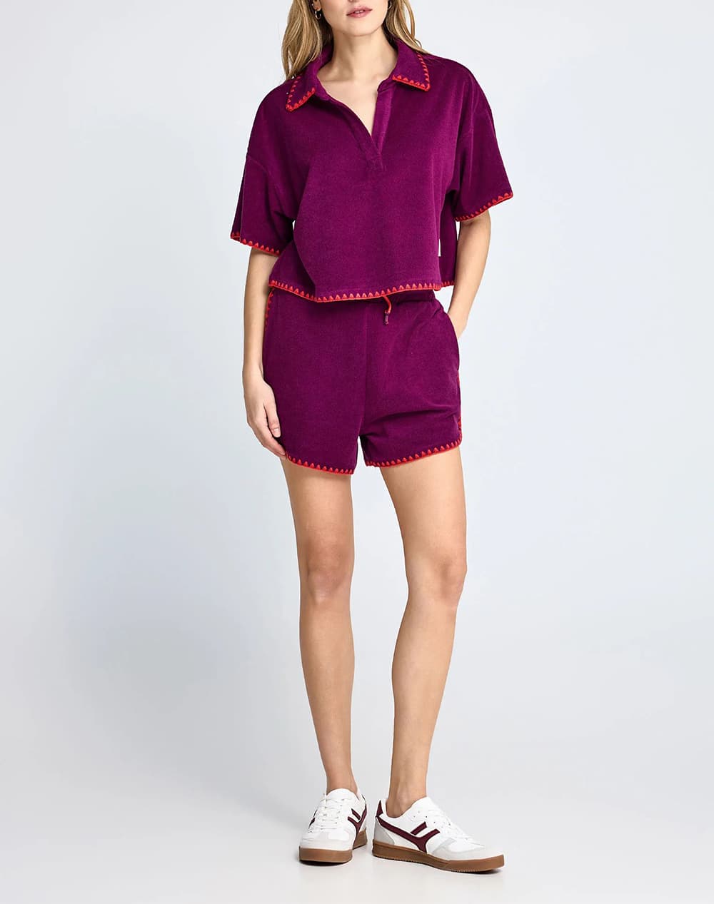 Women's Shorts Funky Buddha Purple