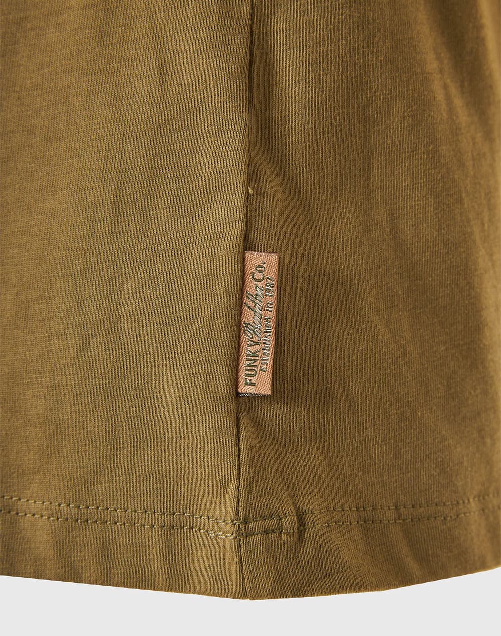 Women's T-Shirts Funky Buddha Khaki