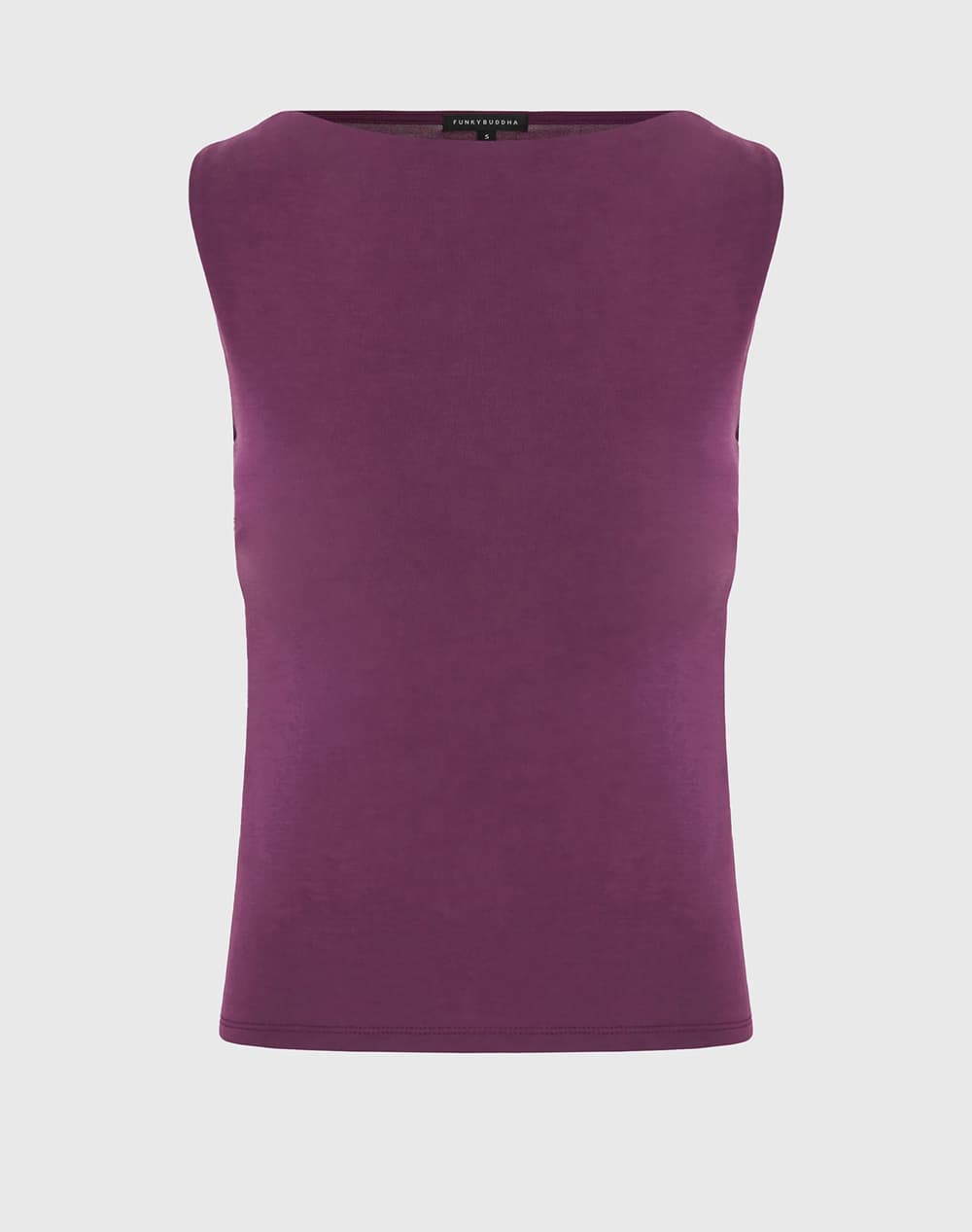 FUNKY BUDDHA Tops FBL013-106-17-GRAPE JUICE DarkPurple