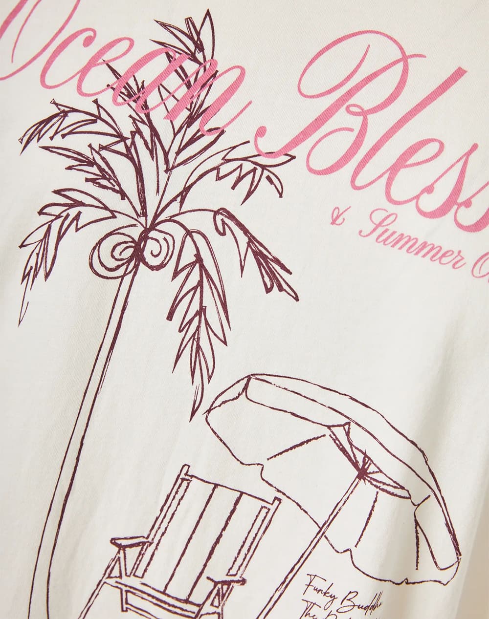 Women's T-Shirts Funky Buddha Ecru