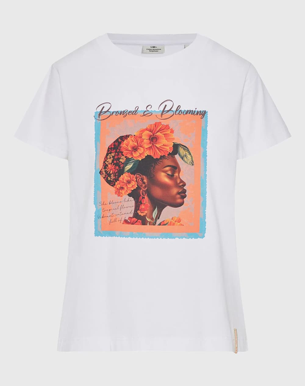 Women's T-Shirts Funky Buddha White