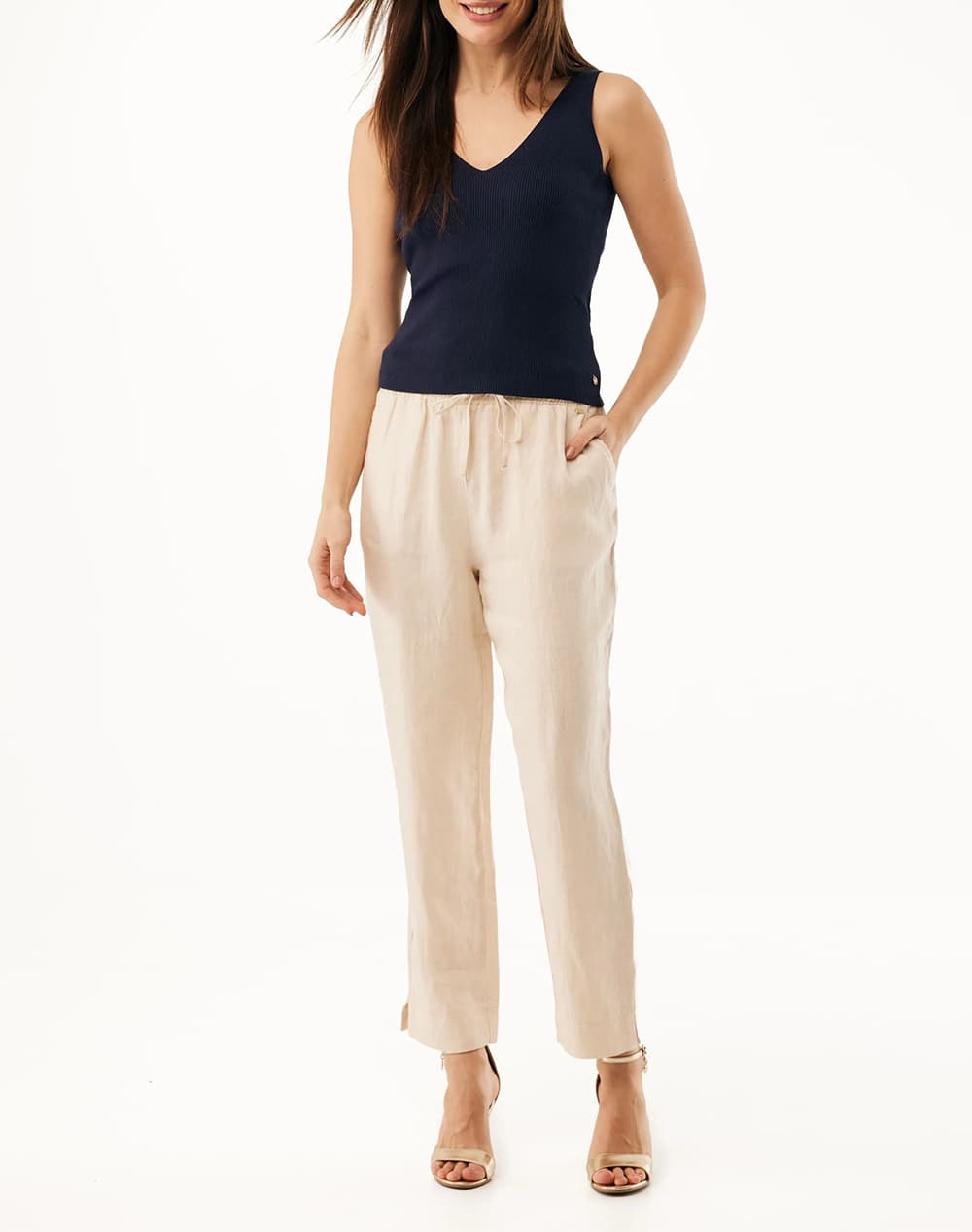 Women's Pants Mexx Beige