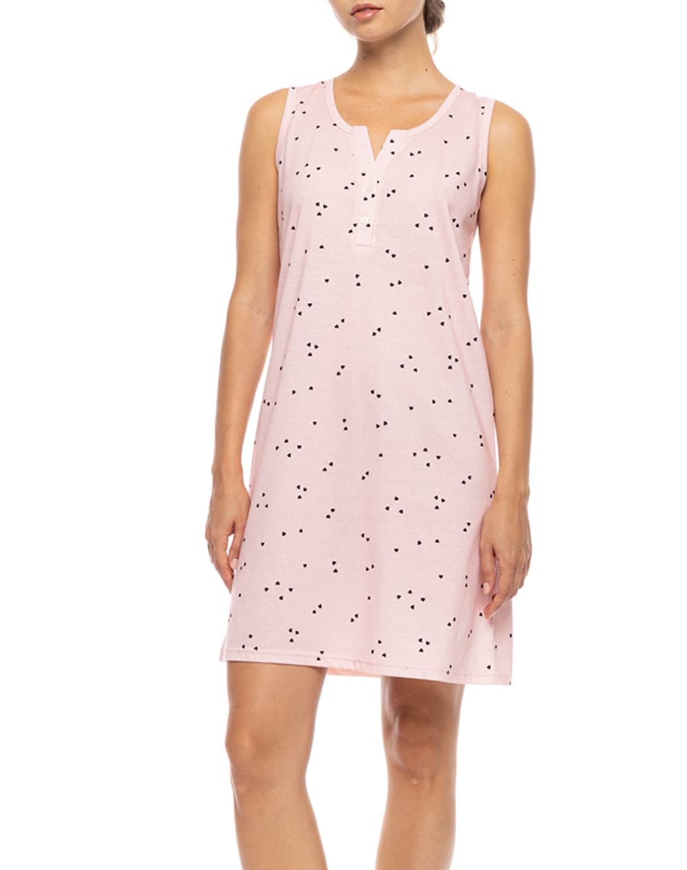 PINK LABEL NIGHTGOWN LITTLE HEART PINK S1584-TYPE Pink