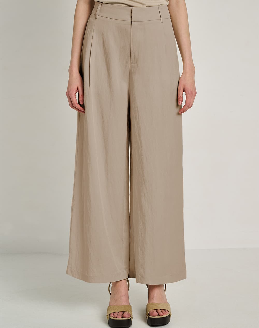 STAFF Sandy Highwaist Pant 95%Lyocell 5%Nylon 60-007.055-Ν0076 SandyBrown