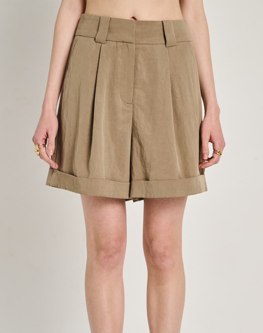 STAFF Happy Short Pant 95%Lyocell 5%Nylon 60-301.055-Ν0076 SandyBrown