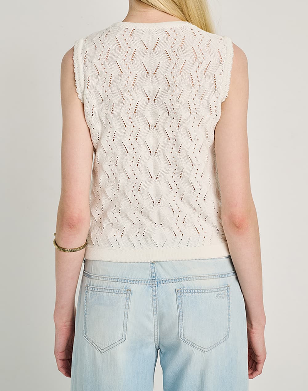 Women's Knitwear Staff White