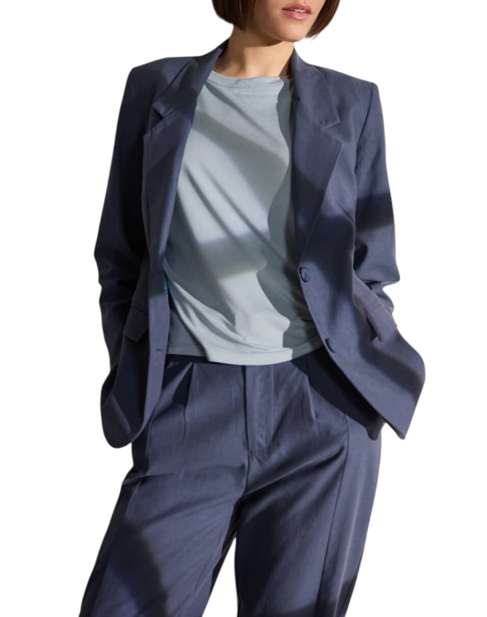 Women's Blazers Namaste Blue