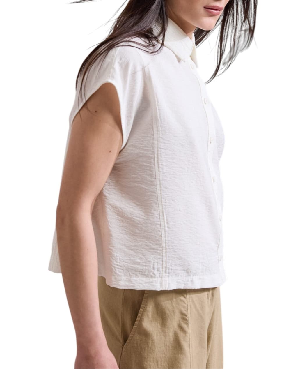 Women's Shirts Namaste White