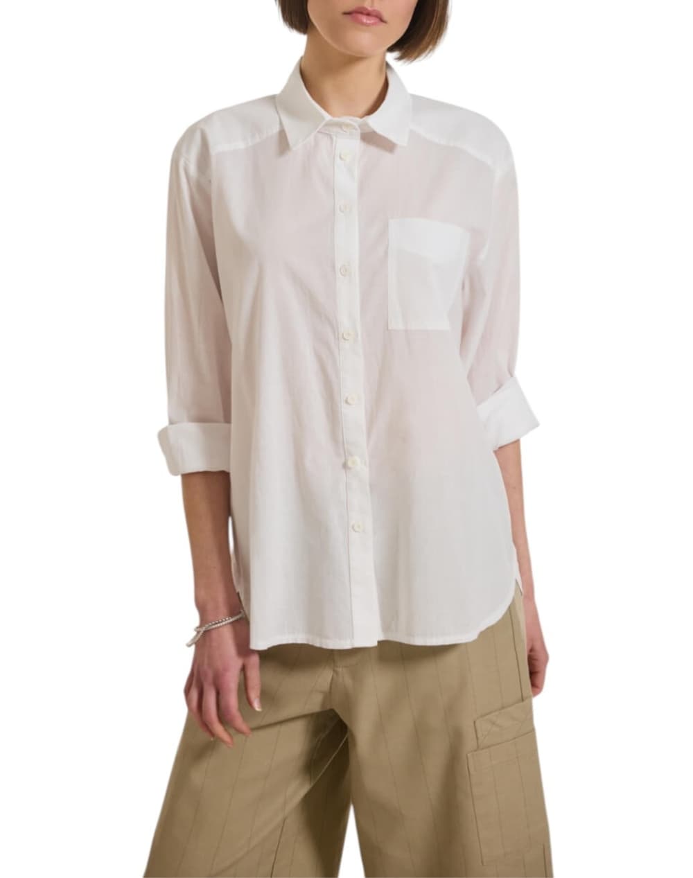 NAMASTE ΠΟΥΚΑΜΙΣΟ MYSTICA SS0426010-WHITE White