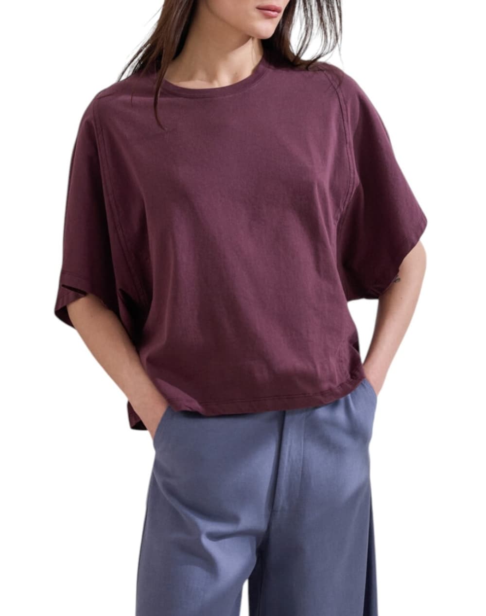 NAMASTE ΜΠΛΟΥΖΑ DELIA SS0726012-CACAO Chocolate