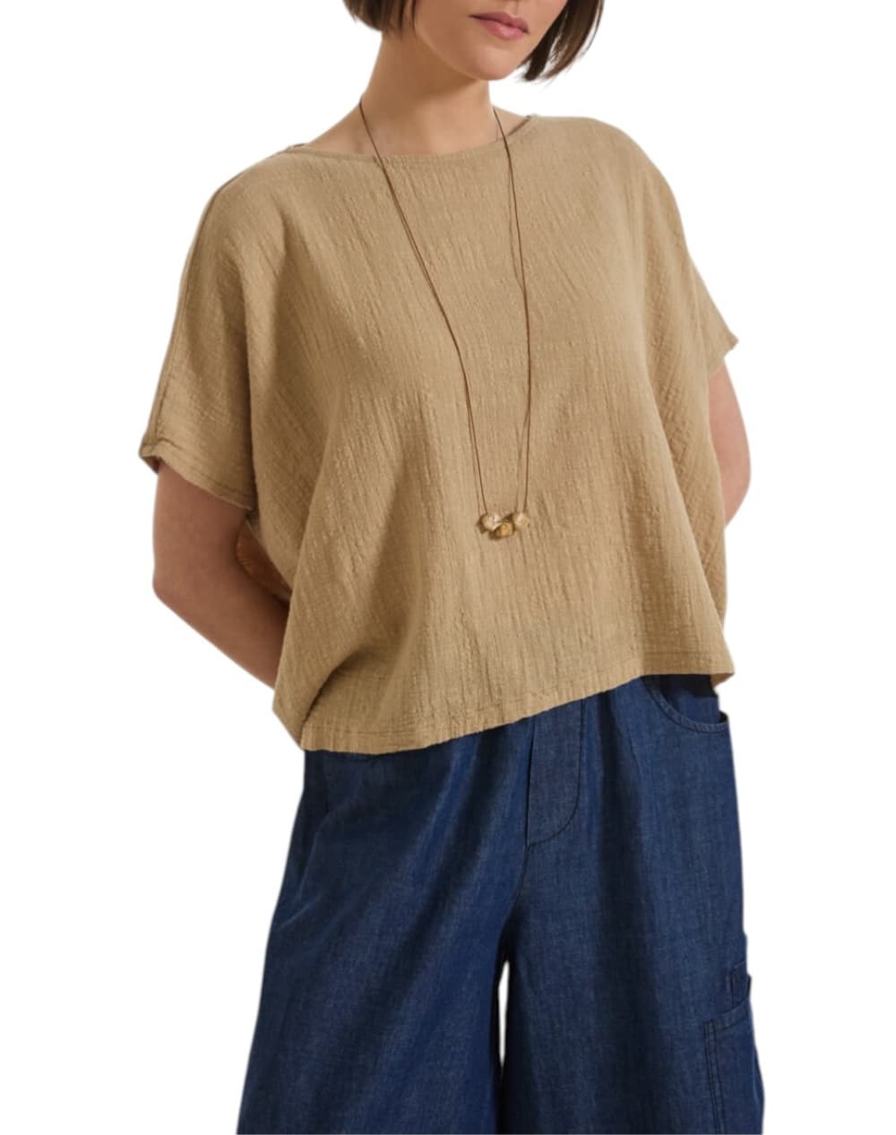 Women's Tops Namaste White