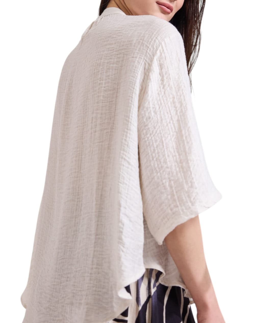 Women's Tops Namaste White