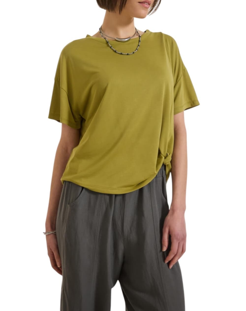 NAMASTE ΜΠΛΟΥΖΑ AVINE SS0726031-BLACK Black