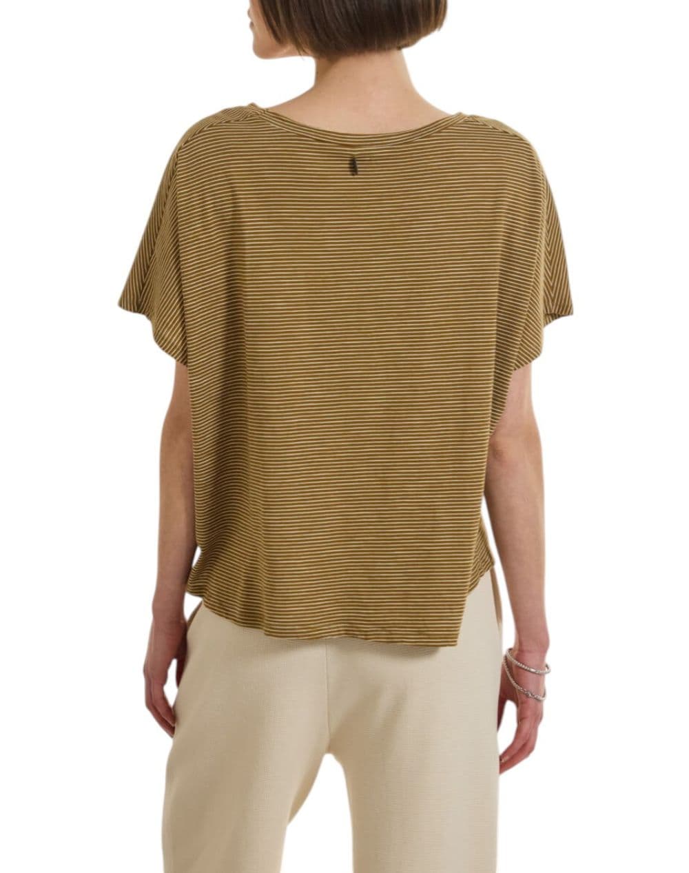 Women's T-Shirts Namaste Khaki