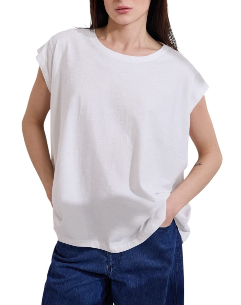 Women's T-Shirts Namaste White