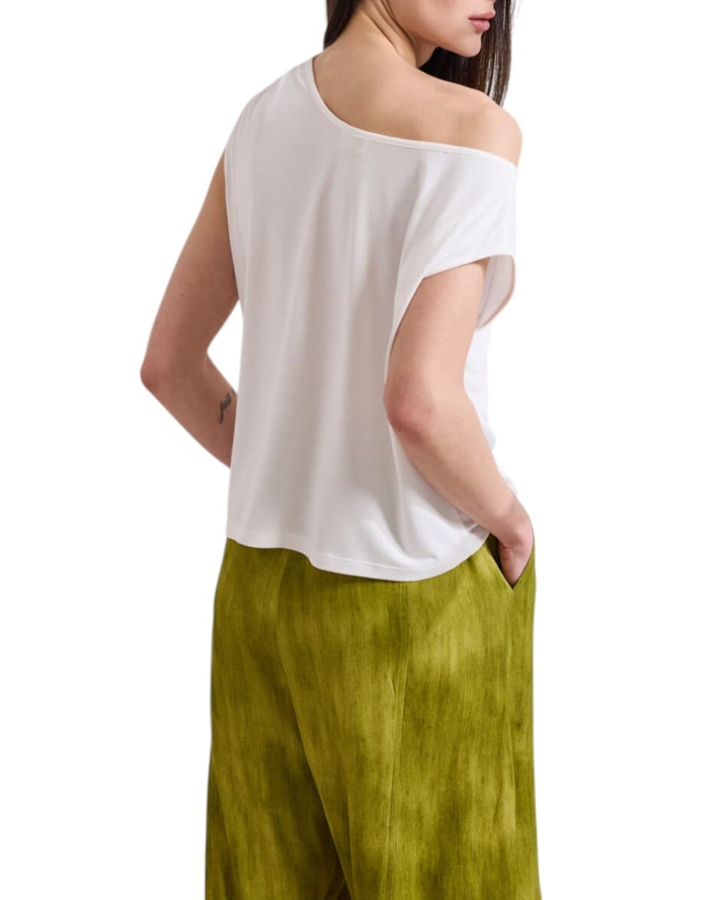 Women's Tops Namaste White