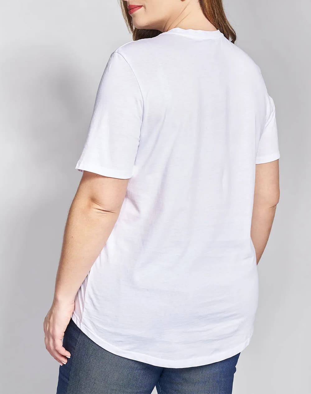 T-shirt βαμβακερό με στάμπα φλοράλ και λογότυπο