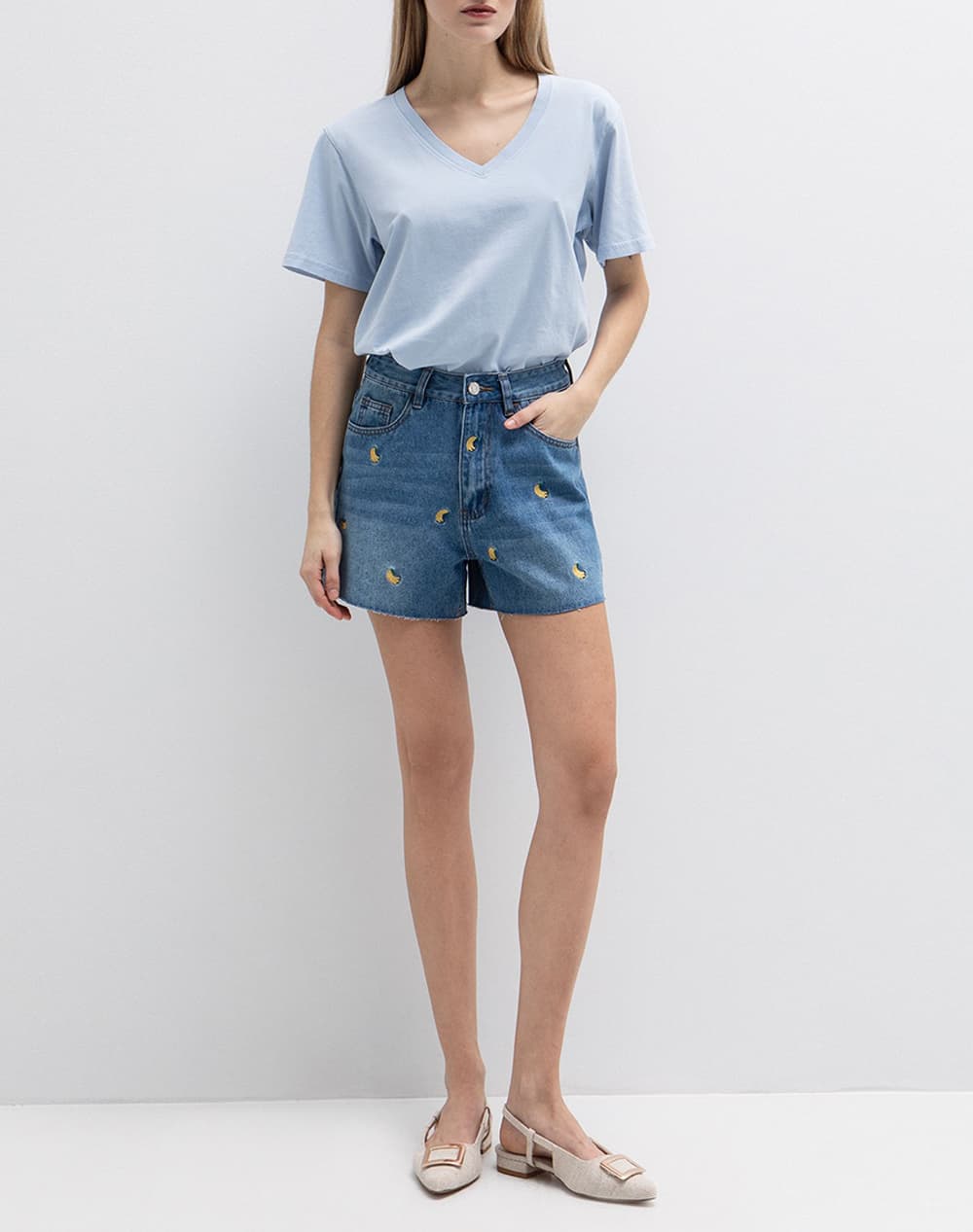 Women's Denim Shorts Toi & Moi Blue