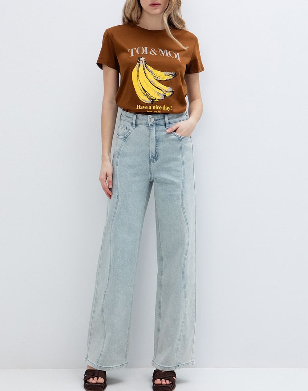 Women's T-Shirts Toi & Moi Brown