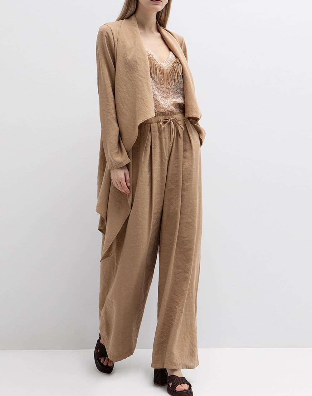 Women's Blazers Toi & Moi Beige