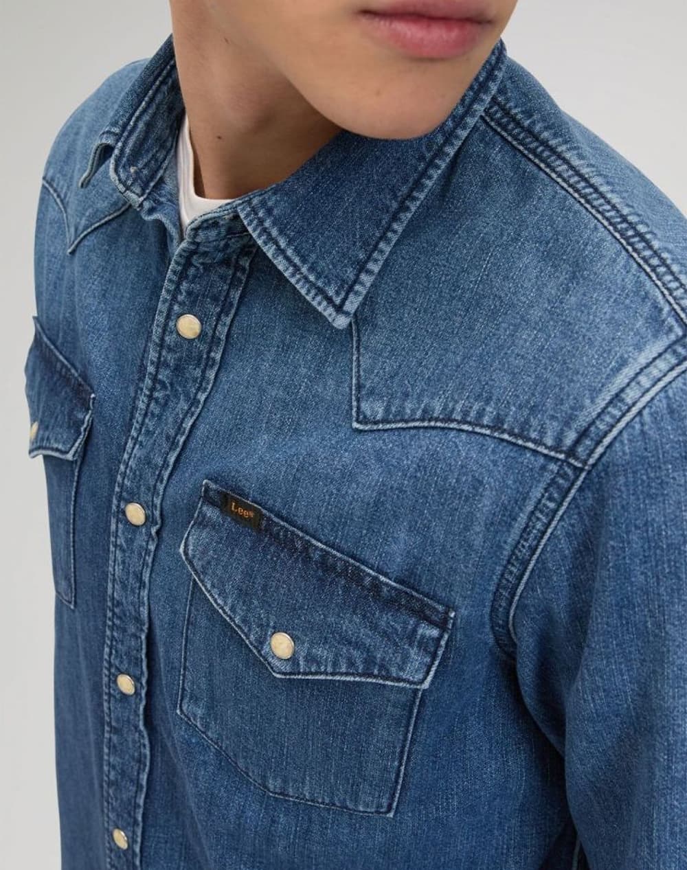 Men's Shirts Lee Blue