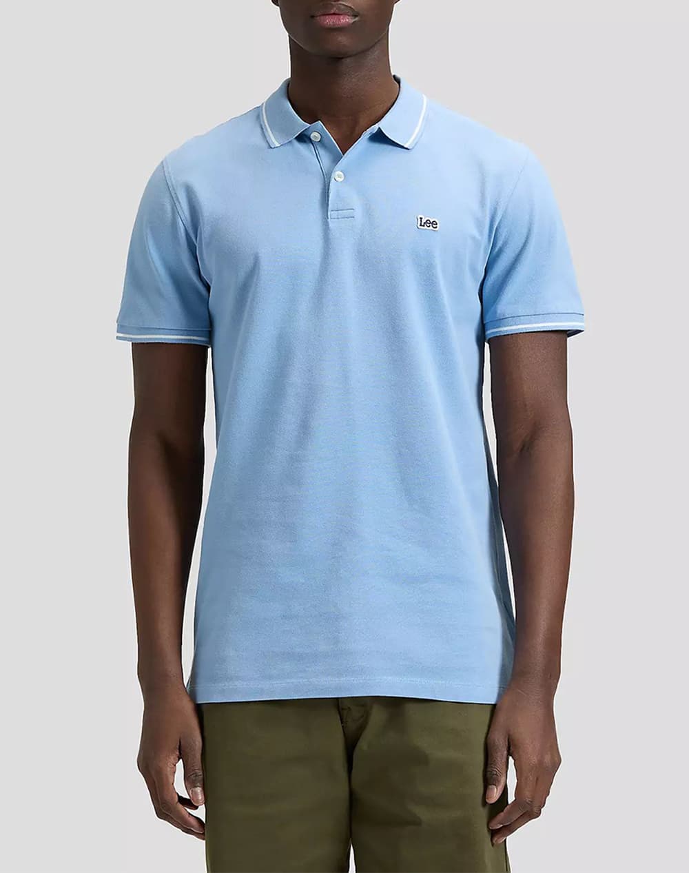 Men's Polo Shirts Lee Blue
