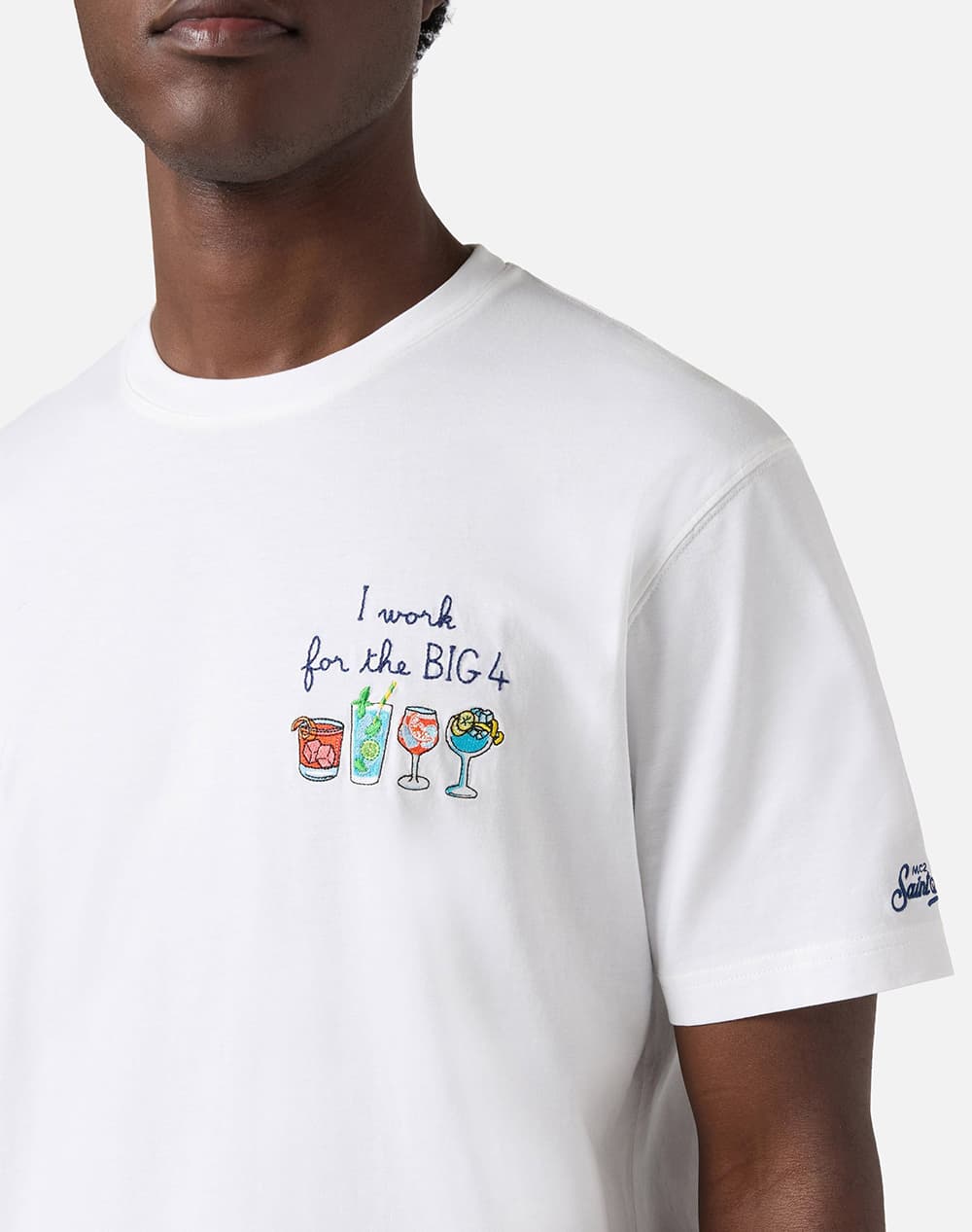 Men's T-Shirts Mc2 White