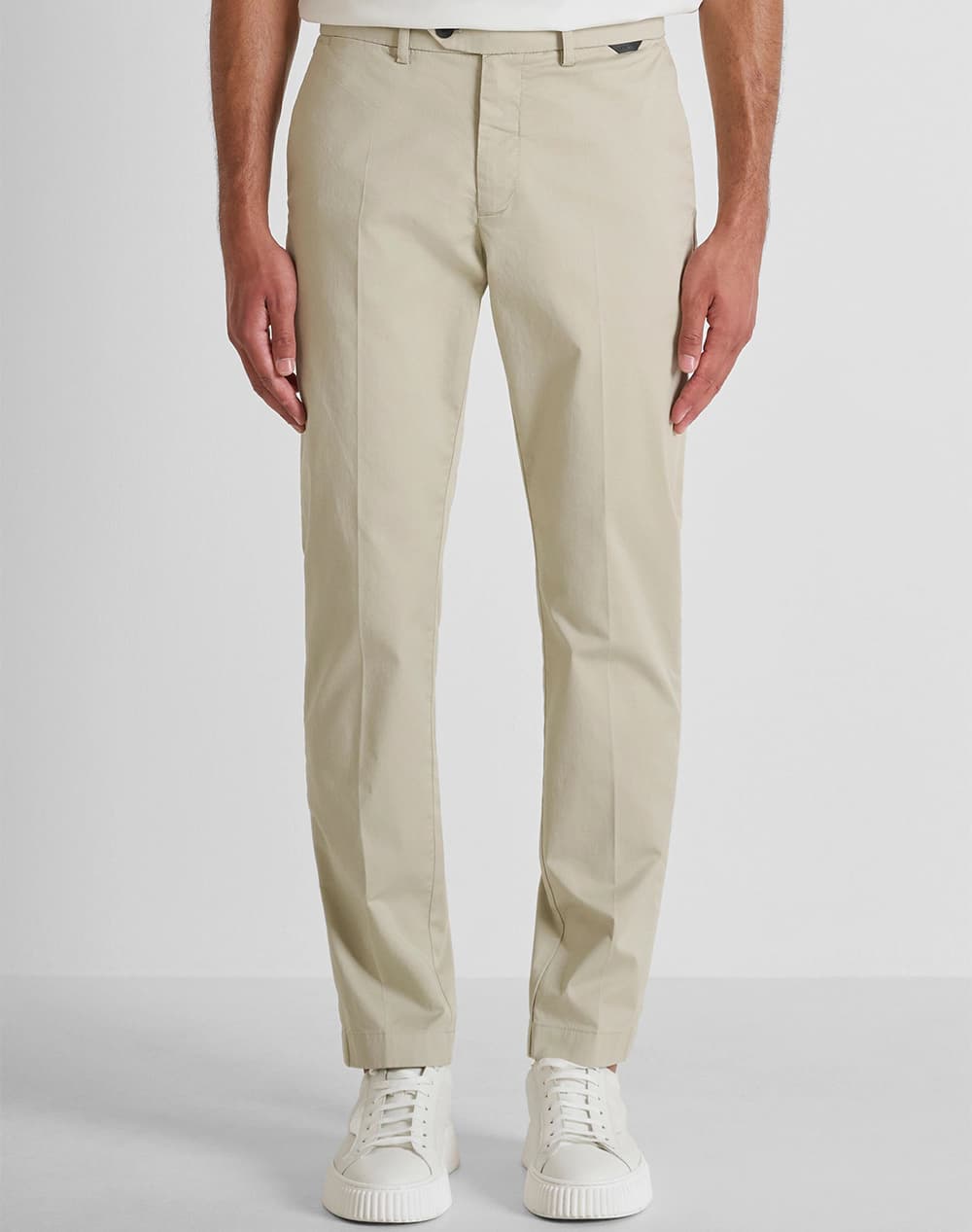 ANTONY MORATO MMTR00780FA800197 MIN OF 6 TROUSERS MARK SLIM FIT IN STRETCH TWILL COTTON BLEND FABRIC ΠΑΝΤΕΛΟΝΙ ΑΝΔΡΙΚΟ TR00780FA800197-2107 Cream