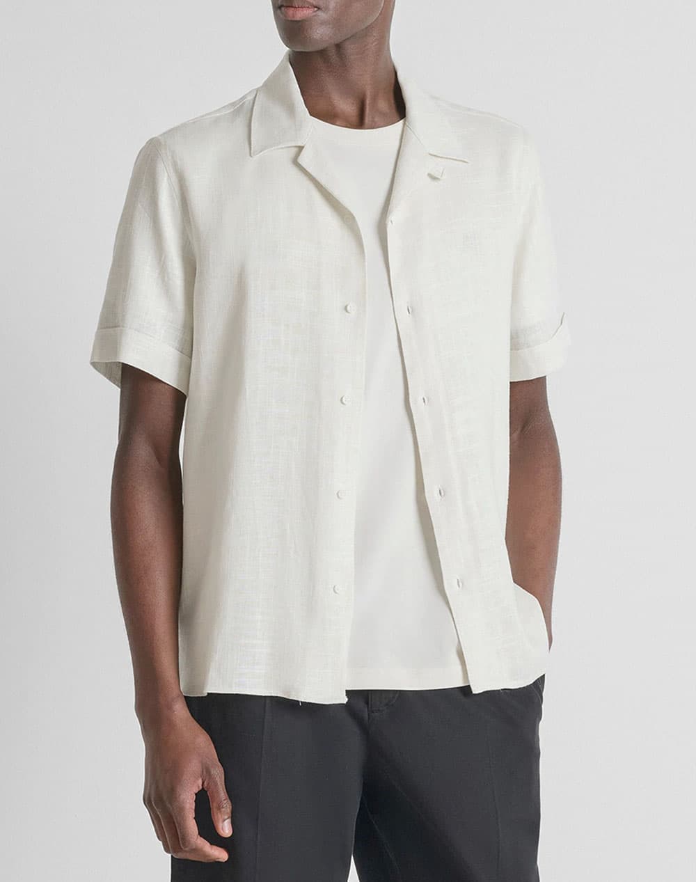 ANTONY MORATO MMSS00206FA400099 MIN OF 6 SHIRT HONOLULU REGULAR STRAIGHT FIT IN SOFT TOUCH VISCOSE LINEN BLEND FABRIC ΠΟΥΚΑΜΙΣΟ ΑΝΔΡΙΚΟ SS00206FA40009