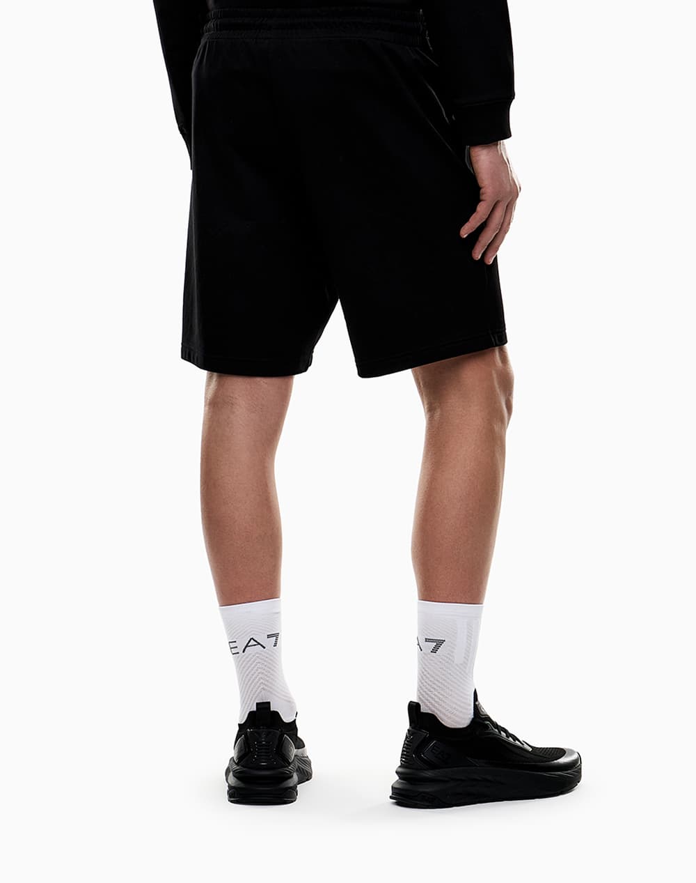 Men's Sports Shorts Ea7 Emporio Armani Black