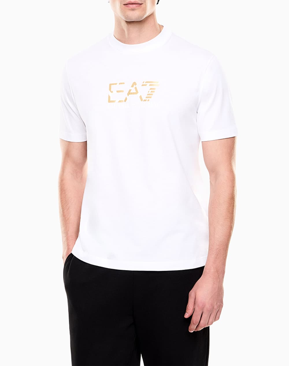 Men's T-Shirts Ea7 Emporio Armani Black