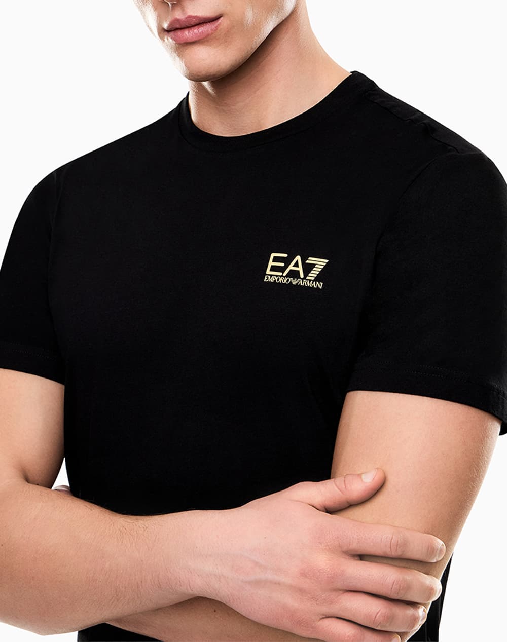 Men's T-Shirts Ea7 Emporio Armani Black