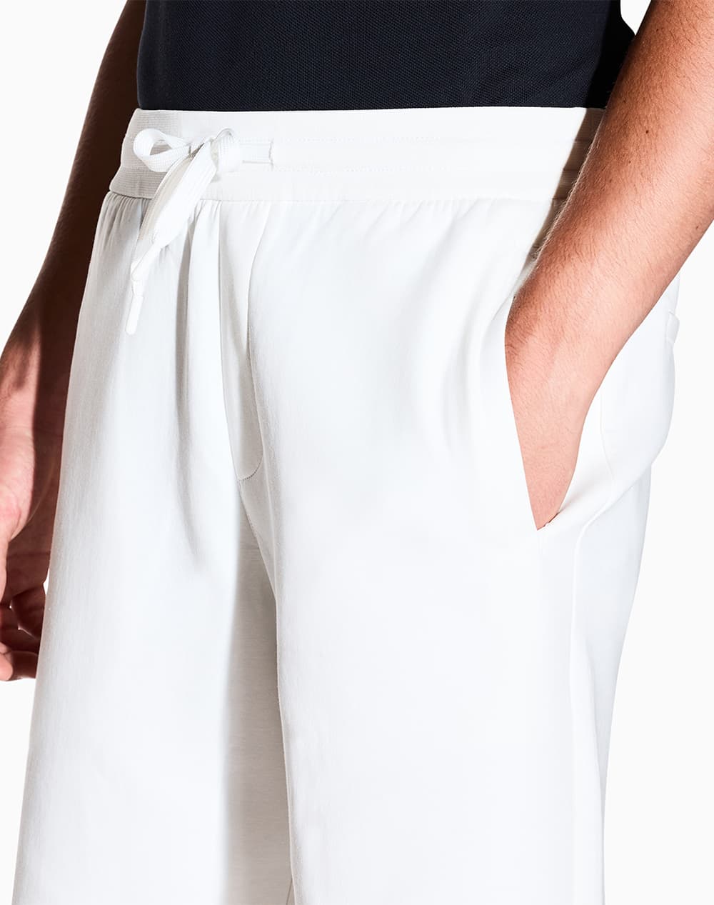 Men's Sports Shorts Armani Exchange Ecru