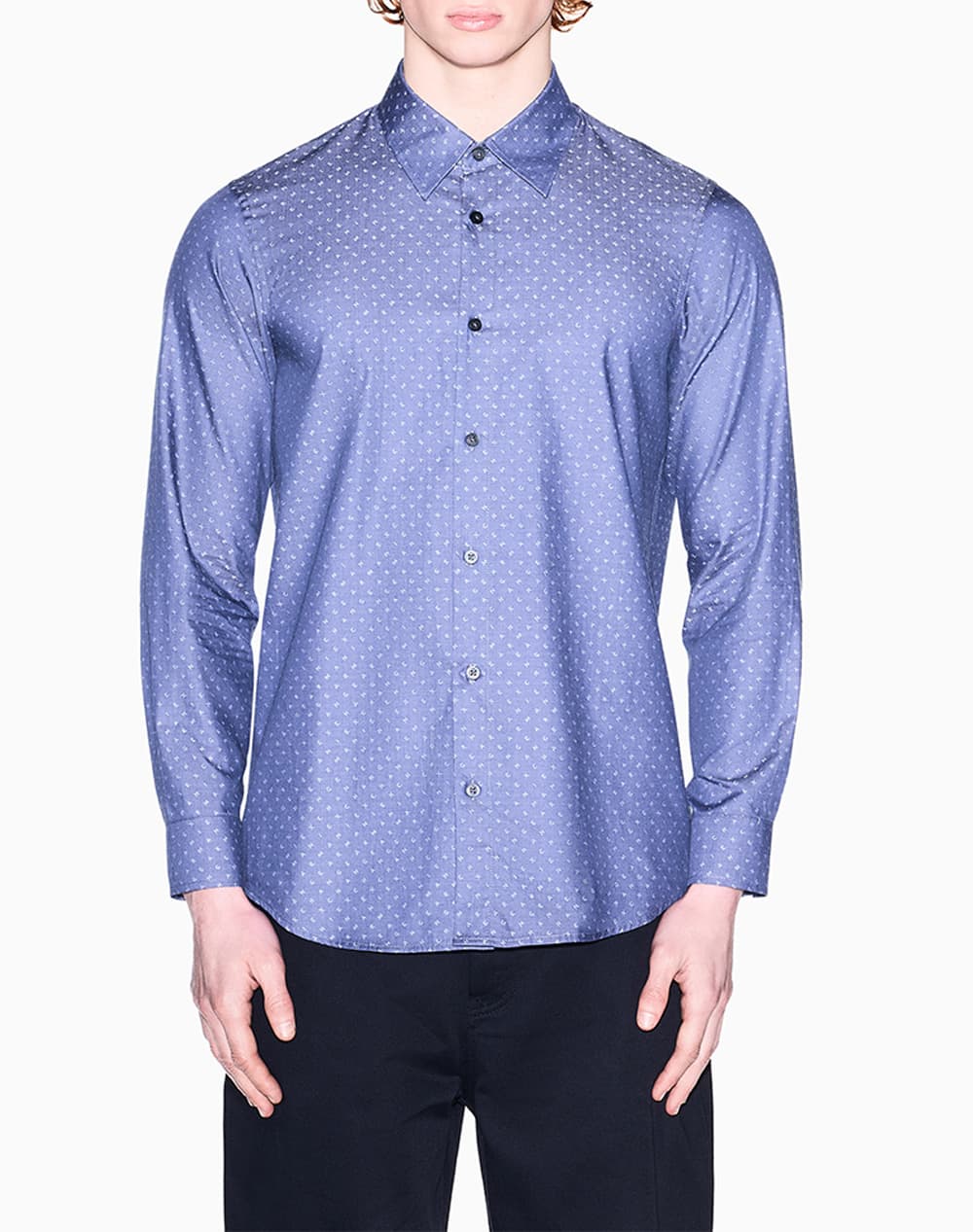 Men's Shirts Armani Exchange Blue
