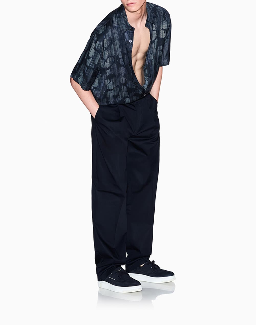 Men's Shirts Armani Exchange Blue