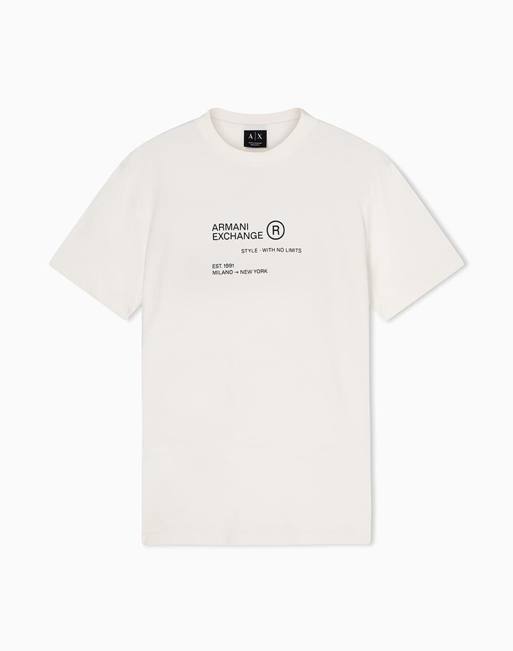 Men's T-Shirts Armani Exchange Ecru