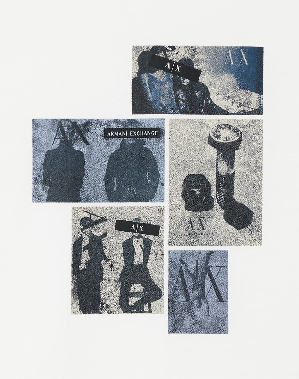 Men's T-Shirts Armani Exchange Ecru